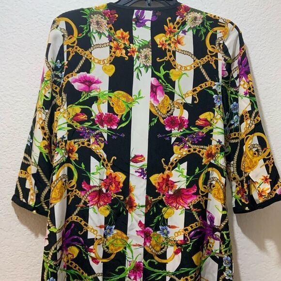 Juicy Couture Silk Dress With Floral Pattern size 4 - Picture 5 of 13